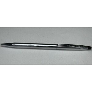 Cross  Century Ballpoint Pen  Chrome Knurled Grip Made In‎ Usa